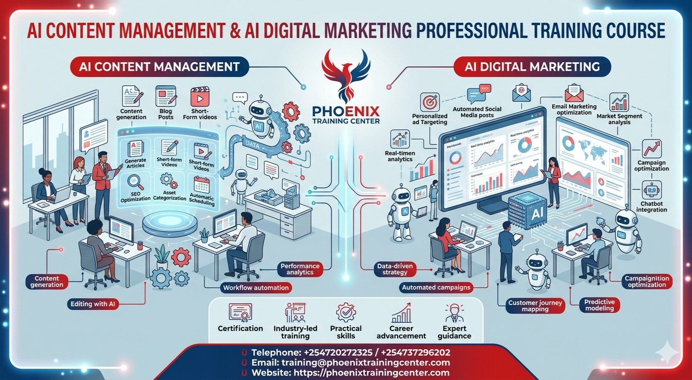 AI Content Management and AI Digital Marketing Professional Training Course