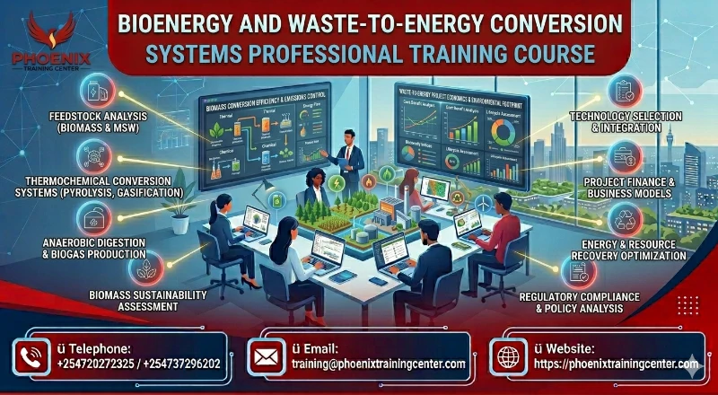 Bioenergy and Waste-to-Energy Conversion Systems Professional Training Course