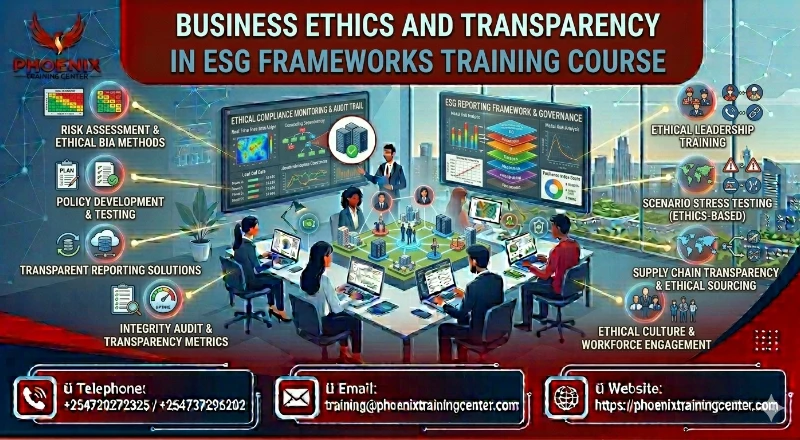 Business Ethics and Transparency in ESG Frameworks Training Course ...