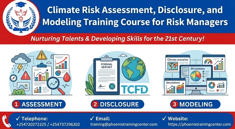 Climate Risk Assessment, Disclosure, and Modeling Training Course for Risk Managers