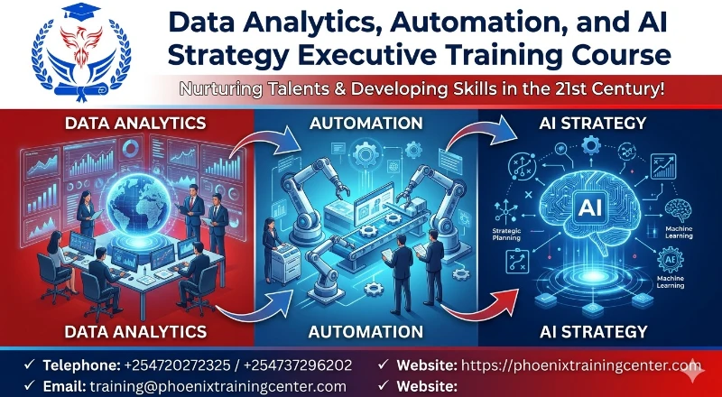 Data Analytics, Automation, and AI Strategy Executive Training Course ...