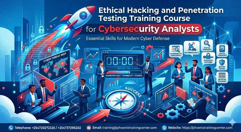 Ethical Hacking and Penetration Testing Training Course for Cybersecurity Analysts