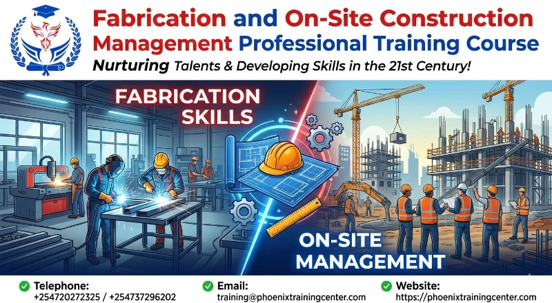 Fabrication and On-Site Construction Management Professional Training Course