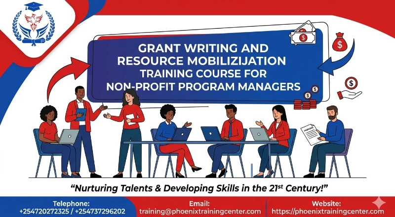 Grant Writing and Resource Mobilization Training Course for Non-Profit Program Managers