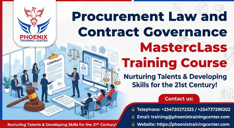 Procurement Law and Contract Governance Masterclass Training Course