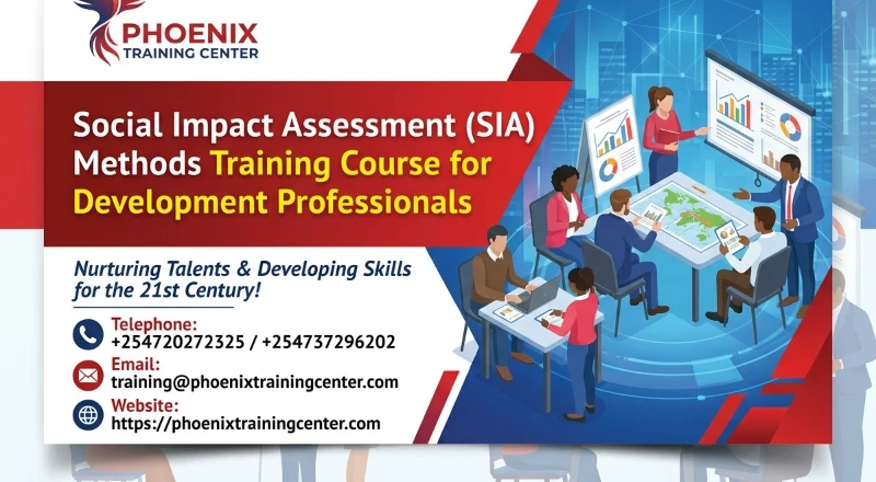 Social Impact Assessment (SIA) Methods Training Course for Development Professionals