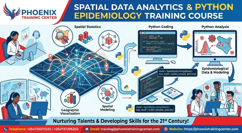 Spatial Data Analytics and Python Epidemiology Training Course