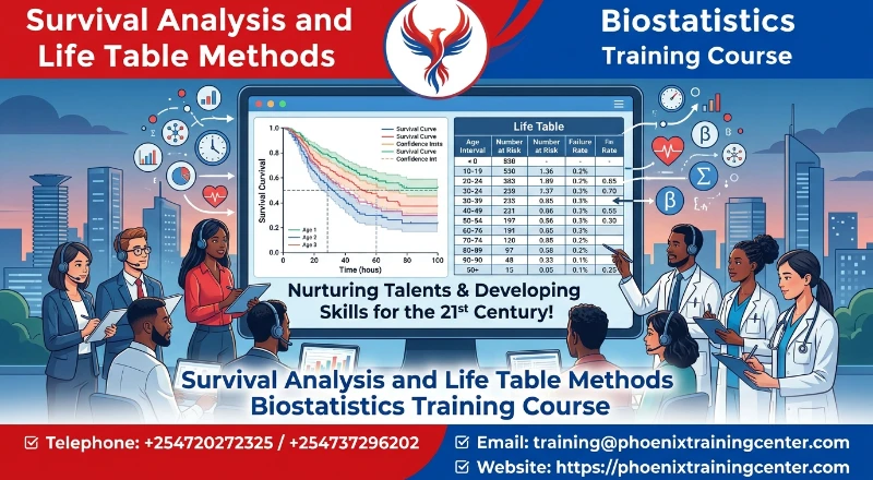 Survival Analysis and Life Table Methods Biostatistics Training Course
