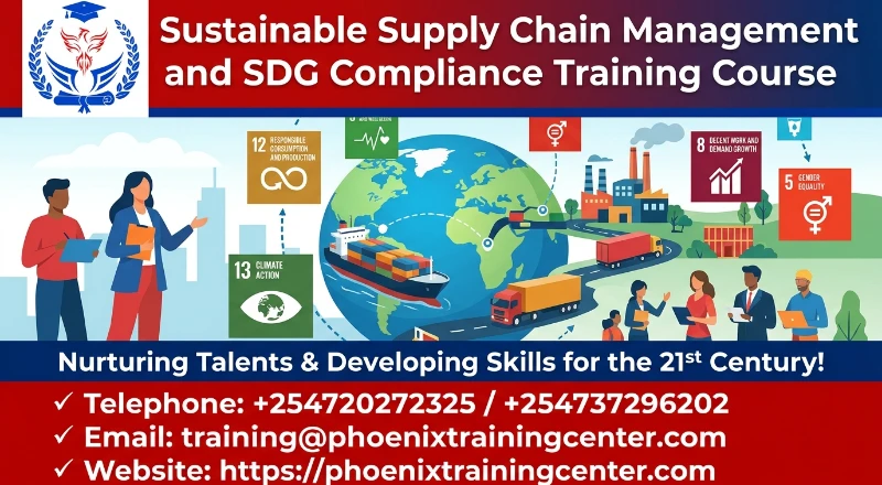 Sustainable Supply Chain Management and SDG Compliance Training Course