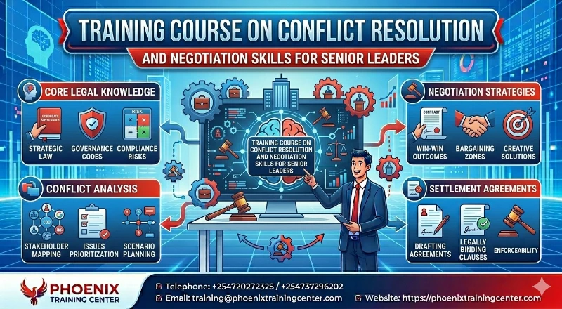 Training Course on Conflict Resolution and Negotiation Skills for Senior Leaders
